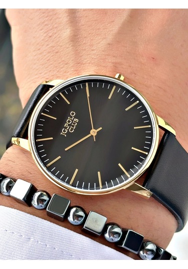 Jg. Polo Clup Jpc.0725 Erkek Kol Saati Altın