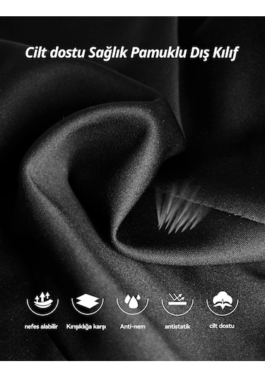 Tcherchi Ergonomik Bel Desteği Minderi, Araba Koltuğu İçin Hafızalı Köpük Sırt Desteği, Anti-statik Kılıflı Sırtlık Ofis Oyun Koltuğu