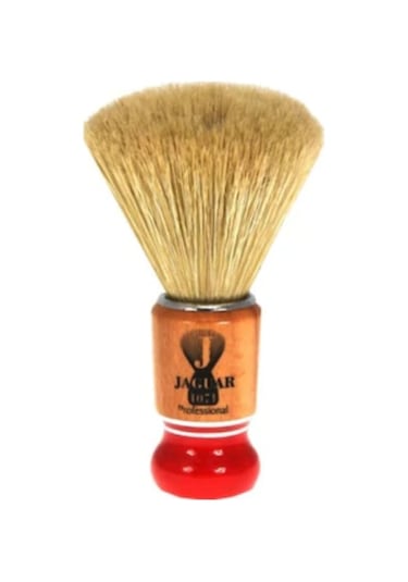 Jaguar 1071 Ahşap Saplı Profesyonel Tıraş Fırçası Turuncu