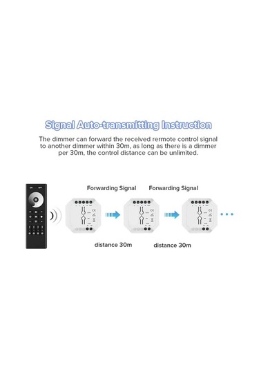 Metabagua Tuya Zigbee Triac Dimmer Kontrol Cihazı Akıllı Dimmer Uzaktan Kumanda B 9gjk63 Açık Sarı