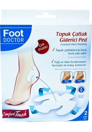 Foot Doctor Ayak Koruyucu Topuk Çatlak Flasteri