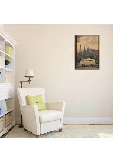 Volkswagen T1 Minibüs Vosvos Retro Kraft Poster Af027