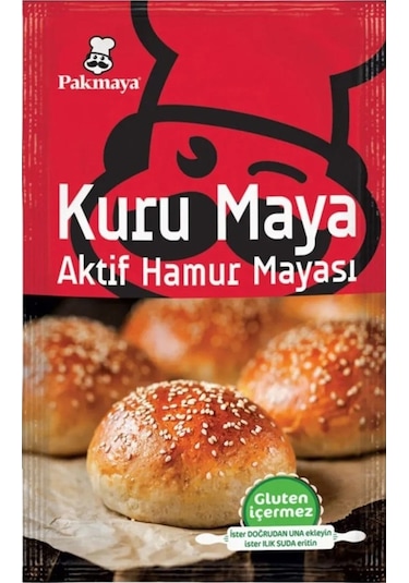 Pakmaya Kuru Maya 100 Gr X 20 Adet
