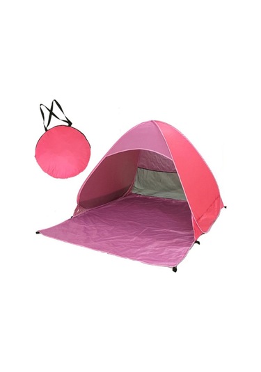 Sones Otomatik Anında Açılır Çadır İçme Plaj Çadırı Boyut: 200x165x130cm Pembe