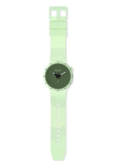 Swatch Sb03g100 Bıg Bold Bıoceramıc Forest Kadın/erkek Kol Saati Metal