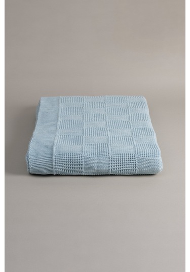 Plaid Mavi Çift Kişilik Battaniye 200x220 15020 Mavi