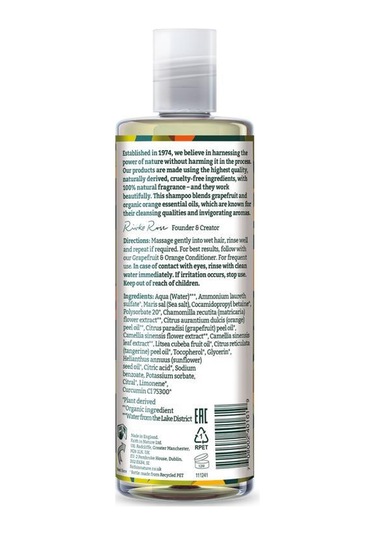 Faith in Nature %99 Doğal Tazeleyici Şampuan Greyfurt & Portakal Normal & Yağlanmaya-Kepeğe Meyilli Saçlar İçin 400 ML