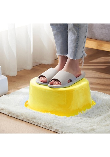 Suntek Ayak Küveti Büyük Plastik Taşınabilir Ayak Banyosu Sarı