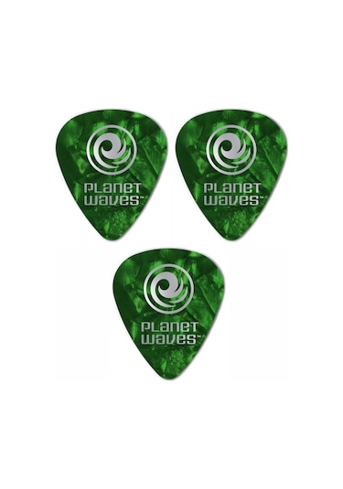 1cgp4-3 Gitar Penası 3 Adet 0,70 Mm. Medium Yeşil Pena