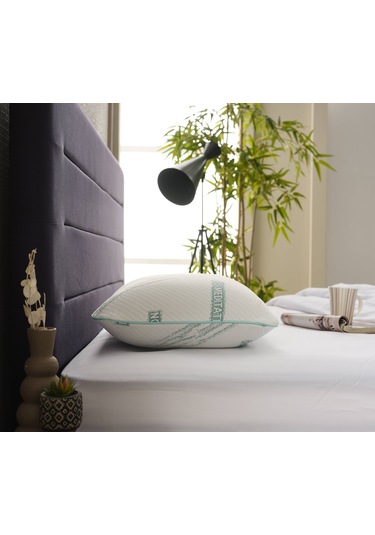 Dinlendirici Anti Statik Tombul Visco Yastık - Stres Azaltan Konforlu Kumaş - Ortopedik Lüx Yastık 1 Adet Çok Renkli