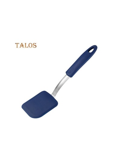 Mavi Silikon Çerez Spatula Turner Mini Brownie Spatula Isıya Dayanıklı Çizilmez Küçük Silikon Spatula Yapışmaz Tencere Flipper Pişirme Gereçleri