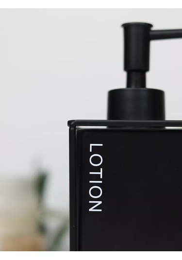 Denezo Seramik Sıvı Sabun Dispanseri, Banyoda Kullanım İçin Dağıtıcı 211382809 Siyah