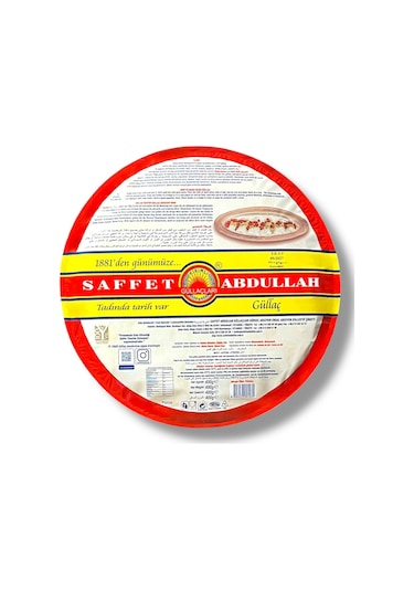 Saffet Abdullah Güllaç Tepsi Ambalaj 2 x 400 G