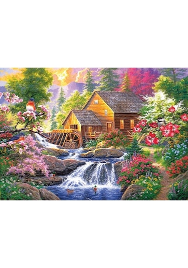 Ks Games Puzzle 1500 Songbirds At Summertime Mill