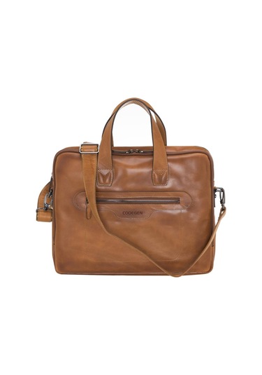 Codegen 15.6" Taba Hakiki Deri Notebook Evrak Çantası