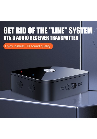 Cbtx T69 2'si 1 Arada Bluetooth 5.3 Aptx Uyarlanabilir Alıcı Verici Kablosuz Ses Adaptörü