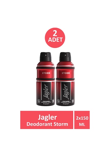 Jagler Storm Erkek Sprey Deodorant 150 ML x 2