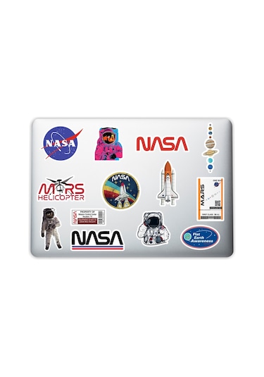 Nasa Uzay Tasarımlı Laptop Notebook Tablet Telefon Sticker Set 19