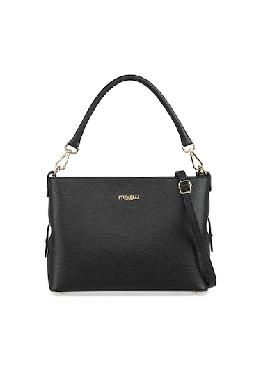 Omuz Çantası Kadın Grazıa Piumelli Milano Bag D28 Black D28 Black Siyah