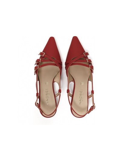 Topuklu/ Stiletto Kadın 1971010 Nacree Capra Rosso Rosso Bordo