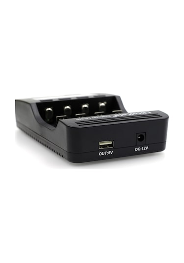 Fosenze Liitokala Lii-500 4 Slot Lcd Ekranlı Şarj Cihazı - 26650/14500/21700/aa/aaa Pil Çeşitleri İçin