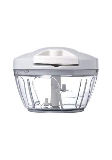 El Çekmeli Sarımsak Dilimleyici 500ml - Paslanmaz Çelik, Kolay Yıkama, Açık Gri Açık Gri Açık Gri