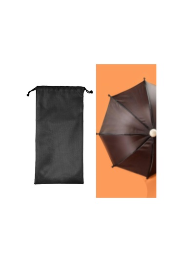 Homyl Bağcıklı Saklama Çantası Hafif Çadır 25cmx80cm Siyah