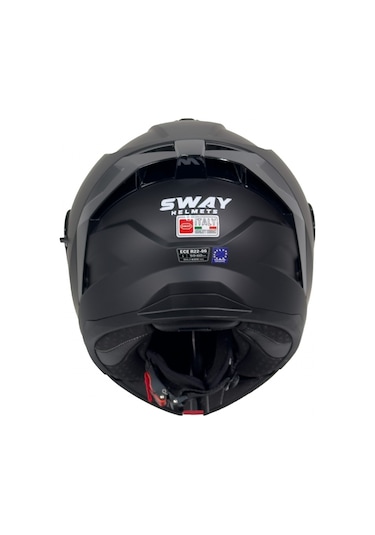Sway Sw 919 Çene Açılır Kask Mat Siyah