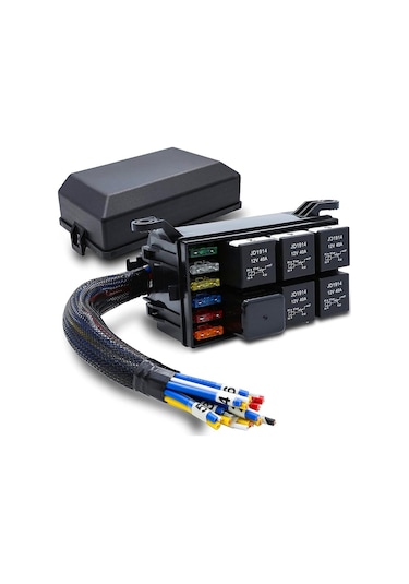 Suntek Sigorta Röle Kutusu Suya Dayanıklı Bloğu Ve 12v-5pin