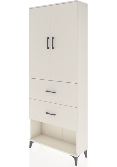 Arges Dolap 2 Raflı 2 Çekmeceli 2 Kapaklı 88x30x221 Aytaşı-ay... Aytaşı