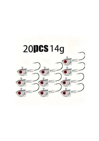 Fochsia 20g 0.705oz 20 Adet Parlak Kırmızı Gözlü Titreşimli Yem Taze Ve Tuzlu Su Balıkçılığı İçin