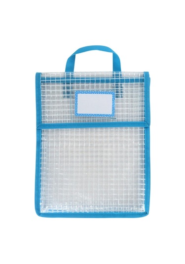 Suntek Organize Mavi Için Taşıma Saplı Çanta Örgü Saklama Diğer