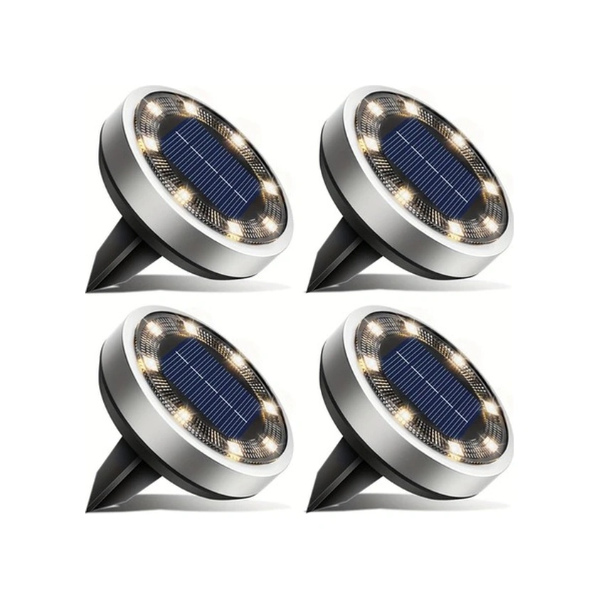 Trendooze Cloud011 4 Adet Sıcak Beyaz Yerli Güneş Led Bahçe Havuz Patika Dekorasyon Sıcak Renk Sıcak Beyaz