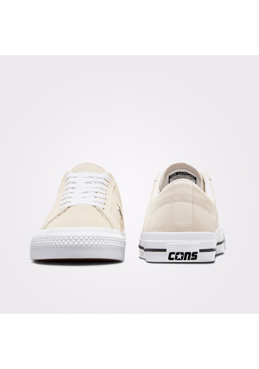 Cons One Star Pro Suede Unisex Krem Sneaker Krem