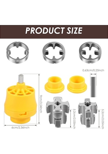 Yulong Geeksen Elektrikli Pvc Boru Diş Açma Seti - 1/2", 3/4",