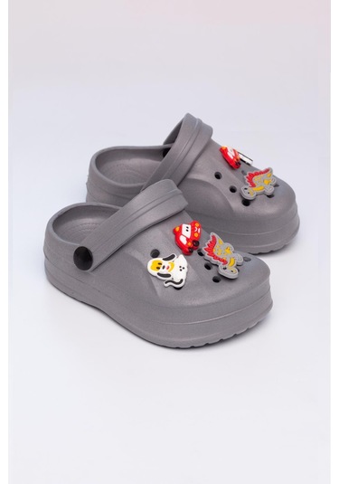 24-29 Numara Kaymaz Taban Terlik Gri Gri