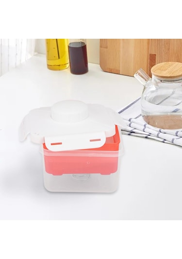 Suntek Ev Mutfak İçin Tofu Tofu Süzgeç 15.5 x 13.5 x 13.5 CM