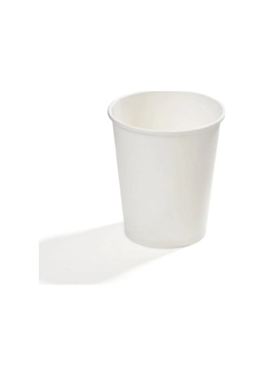 8 Oz Single Wall Karton Bardak Beyaz 2000 Adet 50