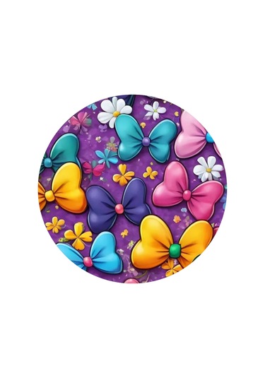 Fiyonk Yuvarlak Pasta Yenilebilir Resim Baskı 20 Cm