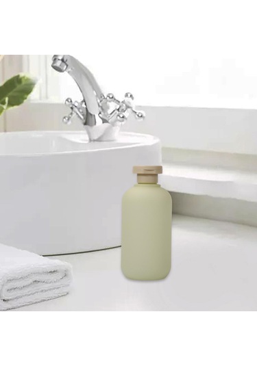 Suntek Kozmetik Makyaj Ambalaj Depolama Tutucu Kapları Yeşil-300ml Yeşil 300ml