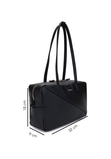 Tamer Tanca Kadın Suni Deri Siyah Kol Çantası 1178 4001 Bn Cnt Sk25-26 Sıyah Dr Siyah