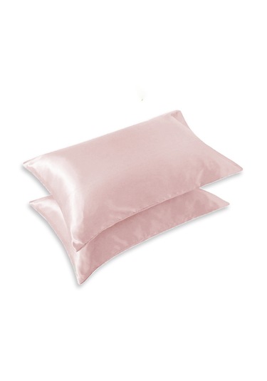Güzellik Yastığı %100 Ipek Saten 2 Adet Luxury Yastık Kılıfı Pudr