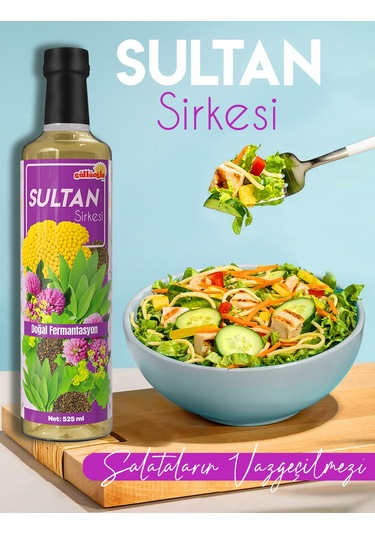 Güllüoğlu Sultan Sirkesi X 2 Adet 525ml