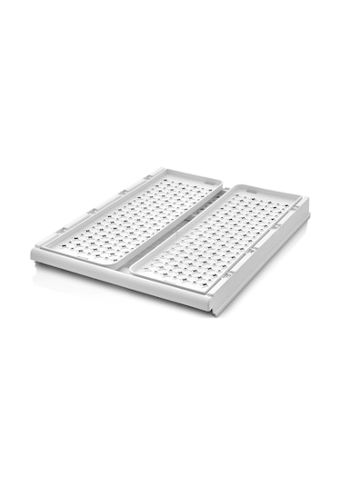Decorev Organizer 3 Katlı Kayar Raf Beyaz