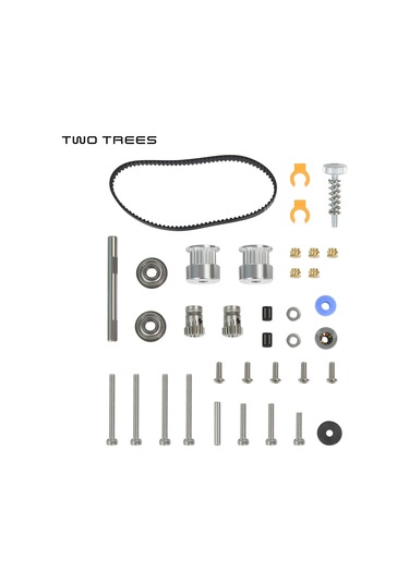 İki Ağaç Voron M4 Extruder Çift Değiştirme Seti Çok Renkli