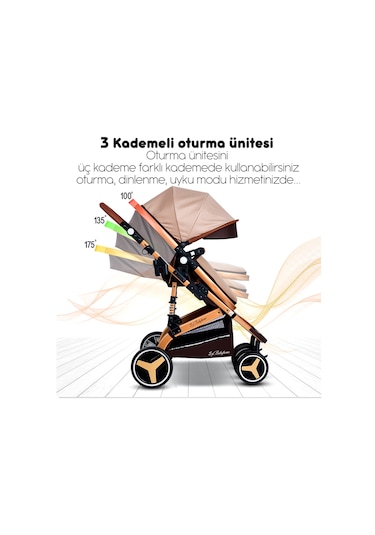 Baby Home 945 Travel Sistem Bebek Arabası + 505 Bebek Sepeti