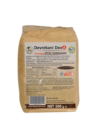 Devrekani Deva Siyez Tarhanası Yöresel Katkısız 500 G