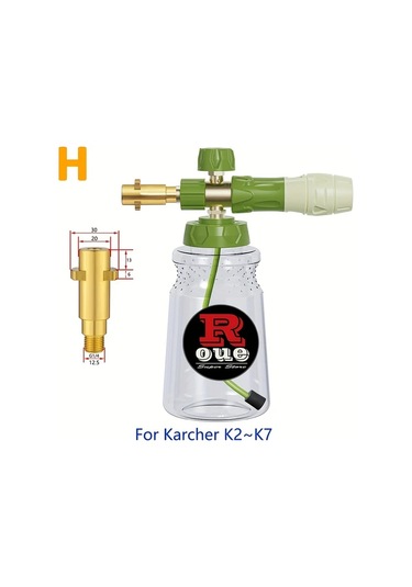 Topshop1 Karcher K2 K7 İcin Yesil Basincli Yikama Kopuk Sisesi Dis Mekan Araba Yikama Kopuk Jeneratoru 1 Adet