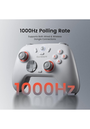Gamesir Nova 2 Lite Hall Effect 2.4g Wireless Controller Beyaz Ni