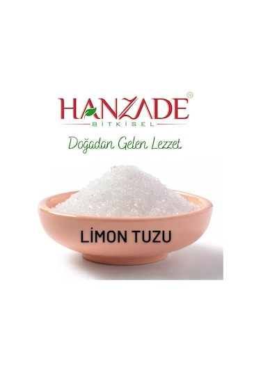 Hanzade Bitkisel Limon Tuzu Toz 1 KG